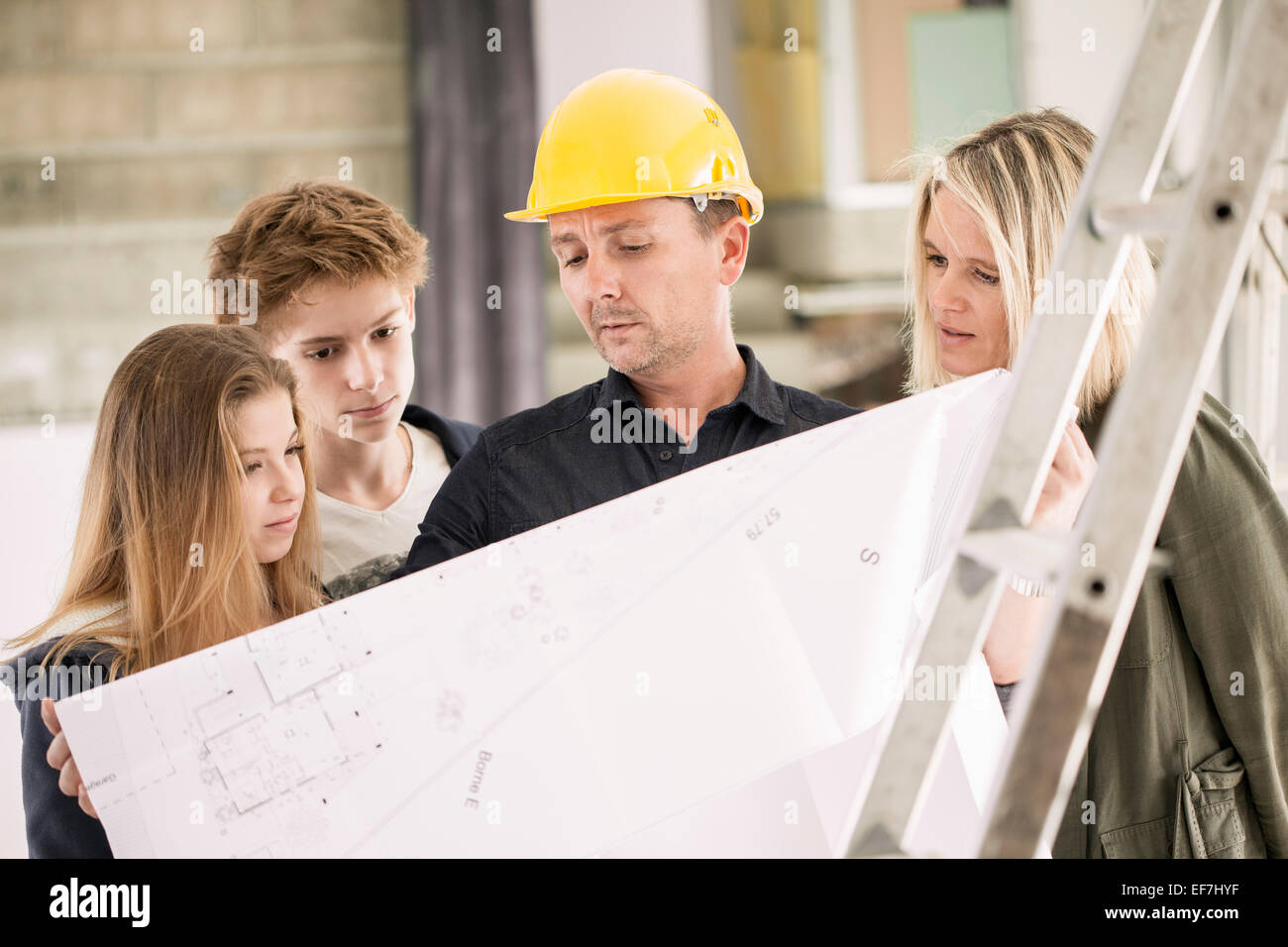 New home construction site